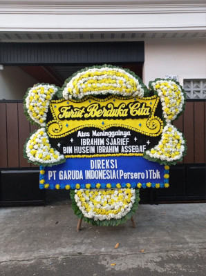 Papan Bunga Duka di Kemang Tanduk